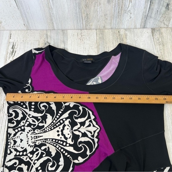 EVA VARRO 3/4 SLV BOHO TUNIC - Picture 10 of 12